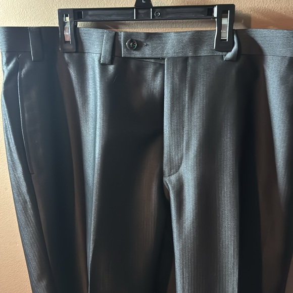 Men’s blazer jacket in bright gray with matching pants 42r jacket pants 36 x 32 - Picture 7 of 8